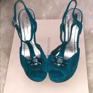 BCBG Blue Shoes
